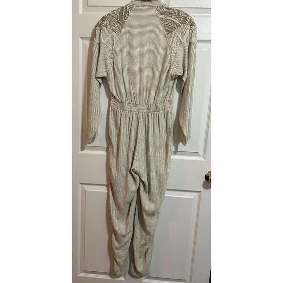 LIM'S Applique Gingham Jumpsuit Women's Size Small - Picture 2 of 5